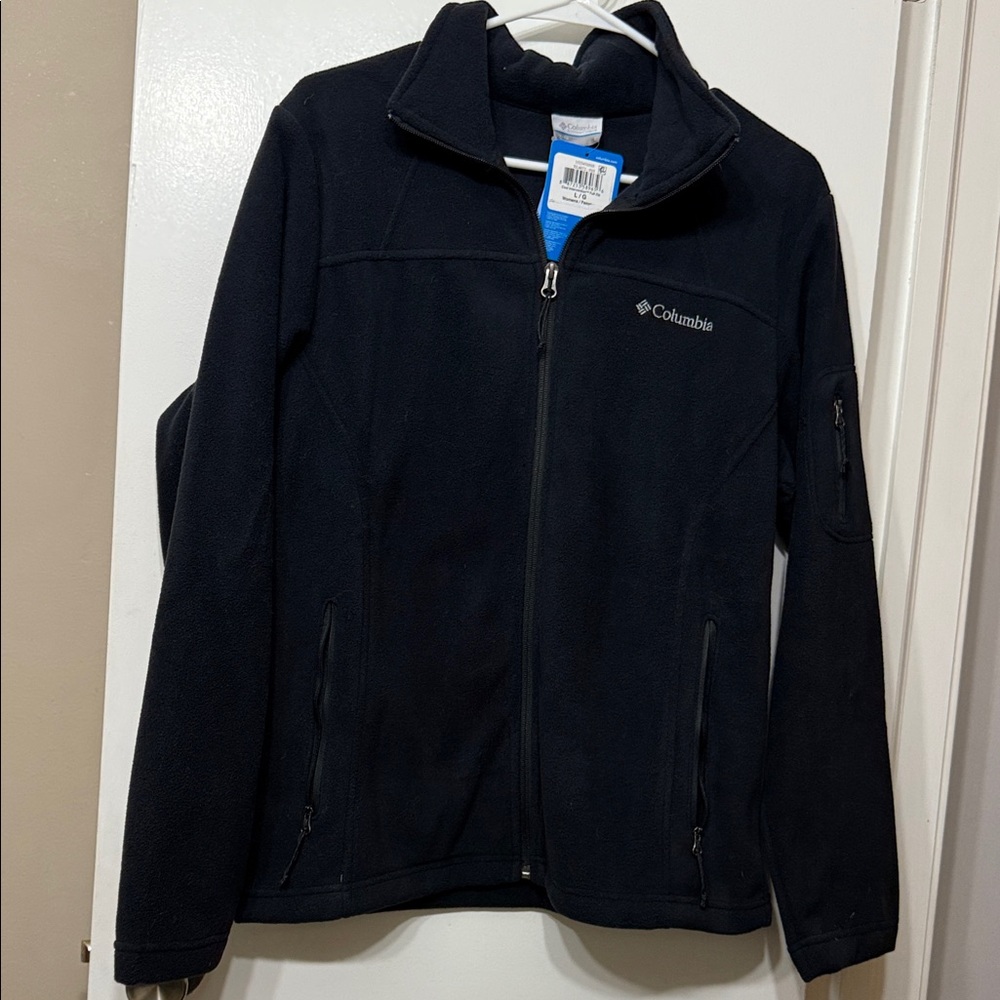 Columbia Midnight Black Full-Zip Jacket